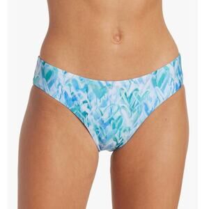 Splendid Graffiti Heart Retro Swim Bikini Bottoms in Blue, Large